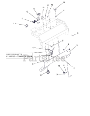 Gravely 994142 - Gravely Pro-Stance 52" Stand-On Mower, Kohler EFI (SN: 000101 - 019999) Dash Panel Controls - EFI