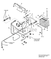 AGCO 611 LTD (1690462) - AGCO Lawn Tractor, 11hp Electrical Group - Later Models