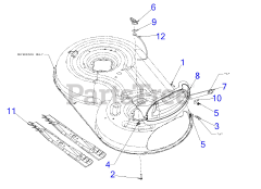Cub Cadet 19B70029 (19B70029100) - Cub Cadet 42" RZT-S Zero Mulch Kit (2017) Replacement Parts