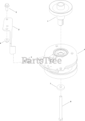 Toro 77502 - Toro 50" TimeCutter MyRide Zero-Turn Mower (SN: 417162420 - 417399999) Clutch Assembly