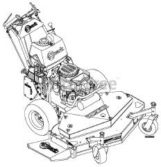Exmark VHS481GKA48300 - Exmark 48" Viking Hydro S-Series Walk-Behind Mower, Kawasaki (SN: 400000000 - 402082299) (2017)