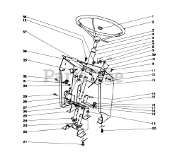 Toro 57241 - Toro 32" Lawn Tractor (SN: 002000001 - 002999999) (1972)
