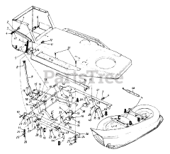 MTD 132-451F314 - MTD Lawn Tractor (1992) (Power Tech) (Power Equipment) Deck Assembly Models 430 Thru 457