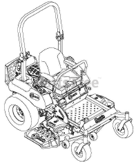 Exmark PNS651KA483 - Exmark 48" Pioneer S-Series Zero-Turn Mower, Kawasaki FR651V (SN: 314000000 - 314999999) (2014)