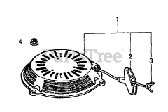 Craftsman 580.768321 (1431-1) - Craftsman 2,000 PSI Pressure Washer Recoil