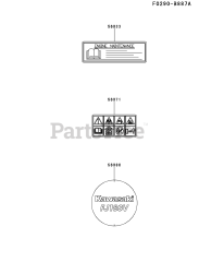 Kawasaki FJ180V-BM96 - Kawasaki Engine LABEL