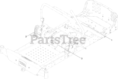Toro 74661 (ZS 5000) - Toro 50" TimeCutter Zero-Turn Mower (SN: 400000000 - 400899999) Frame Decal Assembly