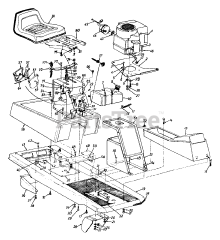 MTD 134B561B000 - MTD Lawn Tractor (1994)