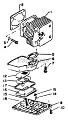 Echo CS-302 S - Echo Chainsaw (SN: 17501 - 30500)