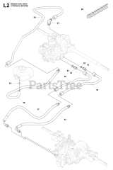 Husqvarna R 16 C AWD (966830301) - Husqvarna Swedish Riding Mower (2009-04) HYDRAULIC PUMP - MOTOR
