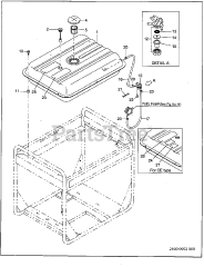 Subaru Robin RGV12K36030 - Subaru Robin Generator 2600 Fuel Tank
