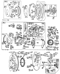 Briggs & Stratton 302437-0159-XX - Briggs & Stratton Horizontal Engine Electric Starters,Rewind