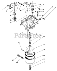 Toro 55-7800 - Toro Replacement Engine, Kawasaki Carburetor Assembly (kawasaki Model Fb460v Type Ds08)