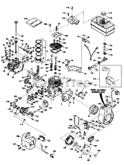 Toro 38080 (824) - Toro 24" Snow Thrower (SN: 010000001 - 019999999) (1991)