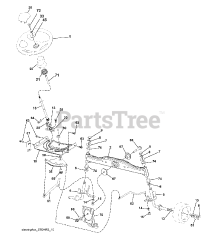 Dixon D15KH30 (960410227-00) - Dixon 30" Lawn Tractor, 15hp Kohler (2011-06) STEERING