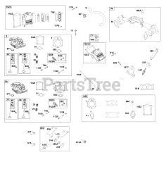 Briggs & Stratton 613477-4209-J1 - Briggs & Stratton Horizontal Engine