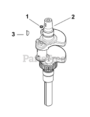 Cub Cadet RZT-L42 (17AFCACS010) - Cub Cadet 42" RZT Zero-Turn Mower (2013) Kohler SV715-3027 Crankshaft