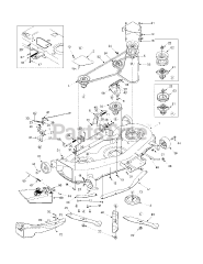 MTD 14AI808H718 - MTD Pro Garden Tractor (2004) Deck Assembly