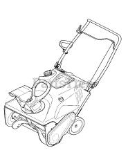 Cub Cadet 221 LHP (31AM2T6D756) - Cub Cadet 21" Snow Thrower (2011) .Quick Reference 221L