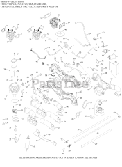 Kohler CV20-65597 - Kohler Command PRO Engine, Made for Scag, 20hp, 14.9kW 08 Fuel System