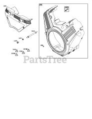 Briggs & Stratton 542477-0006-J1 - Briggs & Stratton Horizontal Engine Blower Housing Group