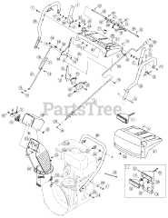 Craftsman 247.880450 (31AE9P6J799) - Craftsman Snow Thrower (2007) (Sears)