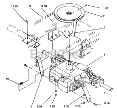 Toro 72062 (264-6) - Toro Yard Tractor (SN: 049000001 - 049999999) (1994) Transaxle-Gear