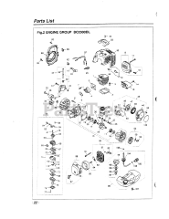 RedMax BC 2300 DL - RedMax Brushcutter (1999-07) 022 - ENGINE GROUP