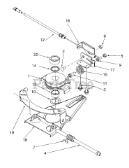 Columbia 12A-976B897 - Columbia 21" Walk-Behind Mower (2010) Pulley Assembly