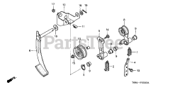 Honda HS828 K1 TAS/C (SZAK) - Honda 28" Snow Blower, Made in Japan (SN: SZAK-2120001 - SZAK-9999999) TENSIONER ARM