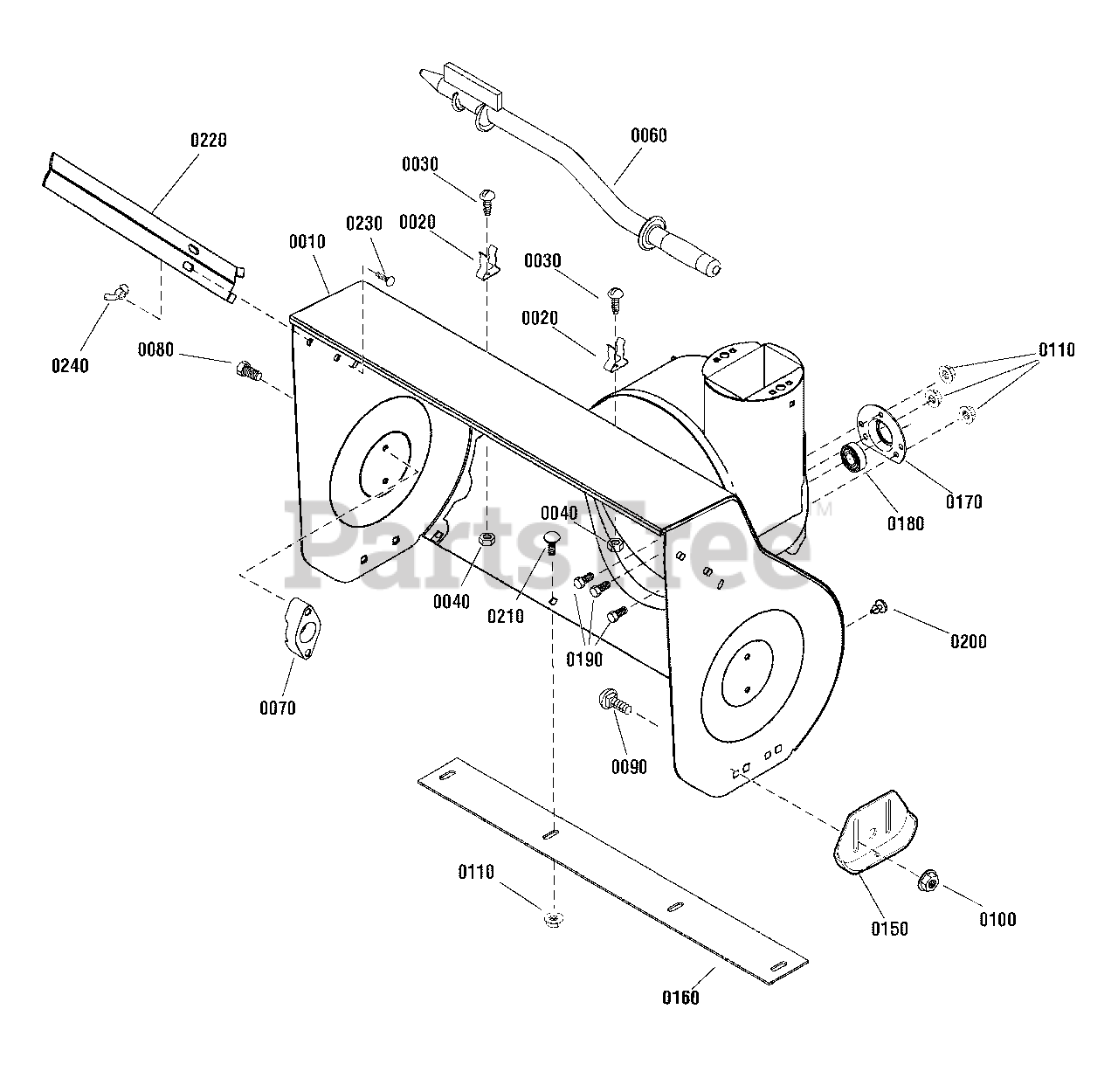 Brute 1695732 Brute 27" Snow Thrower, 11.5 Gross TP (2009) Auger