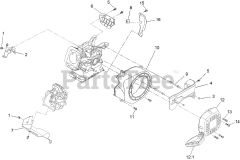 Toro 38754 (721 R-C) - Toro 21" Power Clear Commercial Snow Thrower (SN: 414142000 - 999999999)