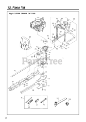 RedMax CHT 2200 - RedMax Hedge Trimmer (SN: 60100101 & Above) (2006-01)