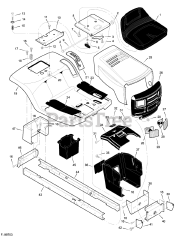 Murray 42597x95A - Murray 42" Lawn Tractor (1999)