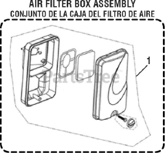 PowerStroke PS 903500 A - PowerStroke 3500 Watt Generator General Assembly - Air Filter Box Assembly