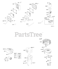 Briggs & Stratton 12T432-2119-F8 - Briggs & Stratton Horizontal Engine