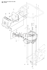 Husqvarna R 16 C AWD (966830301) - Husqvarna Swedish Riding Mower (2008-04) ENGINE 2