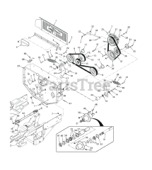 Scag STTII-52V-31BV - Scag Turf Tiger II 52" Zero-Turn Mower, 31hp Vanguard (SN: V6600001 - V6699999) STTII DECK DRIVE COMPONENTS