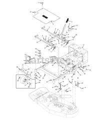 Scag SWZT61H-22FSE - Scag 61" Walk-Behind Mower, 22hp Kawasaki (SN: T9000001 - T9099999) CUTTER DECK CONTROLS