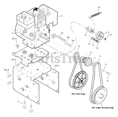 Murray 624501x85B - Murray 24" Snow Thrower (2004)