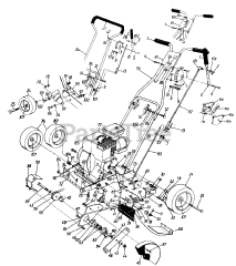 Yard Machines 25A-599-000 - Yard Machines Walk-Behind Edger (1997)