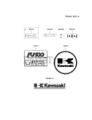 Kawasaki FJ100D-CS00 - Kawasaki Engine LABEL