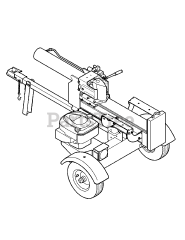 MTD 24BF570L004 - MTD Gold Log Splitter (2009)