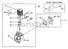 Homelite UT-20720 - Homelite TrimLite String Trimmer Engine Internal