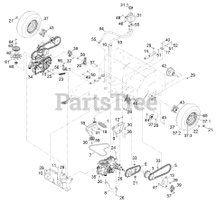 Exmark SAR481KA30 - Exmark 30" Stand-On Aerator, Kawasaki FS481V (SN: 313000000 - 313999999) (2013)