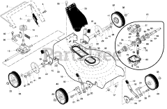 Poulan Pro PR 600Y21RDP (961420044-00) - Poulan Pro Walk-Behind Mower (2008-01)