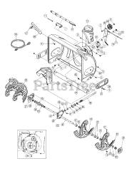 Craftsman 247.883950 (31BH54TG799) - Craftsman Snow Thrower (2012)