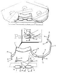 Simplicity 990784 - Simplicity 42" Mower Deck MOWER UNDERSIDE
