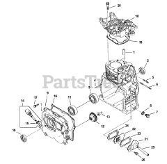 Homelite LR 4300 (UT-03828) - Homelite Generator Crankcase
