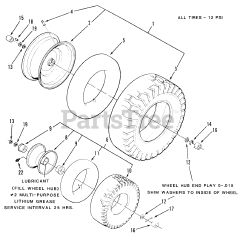 Toro R3-10B402 (110-4e) - Toro Rear-Engine Riding Mower (1991)